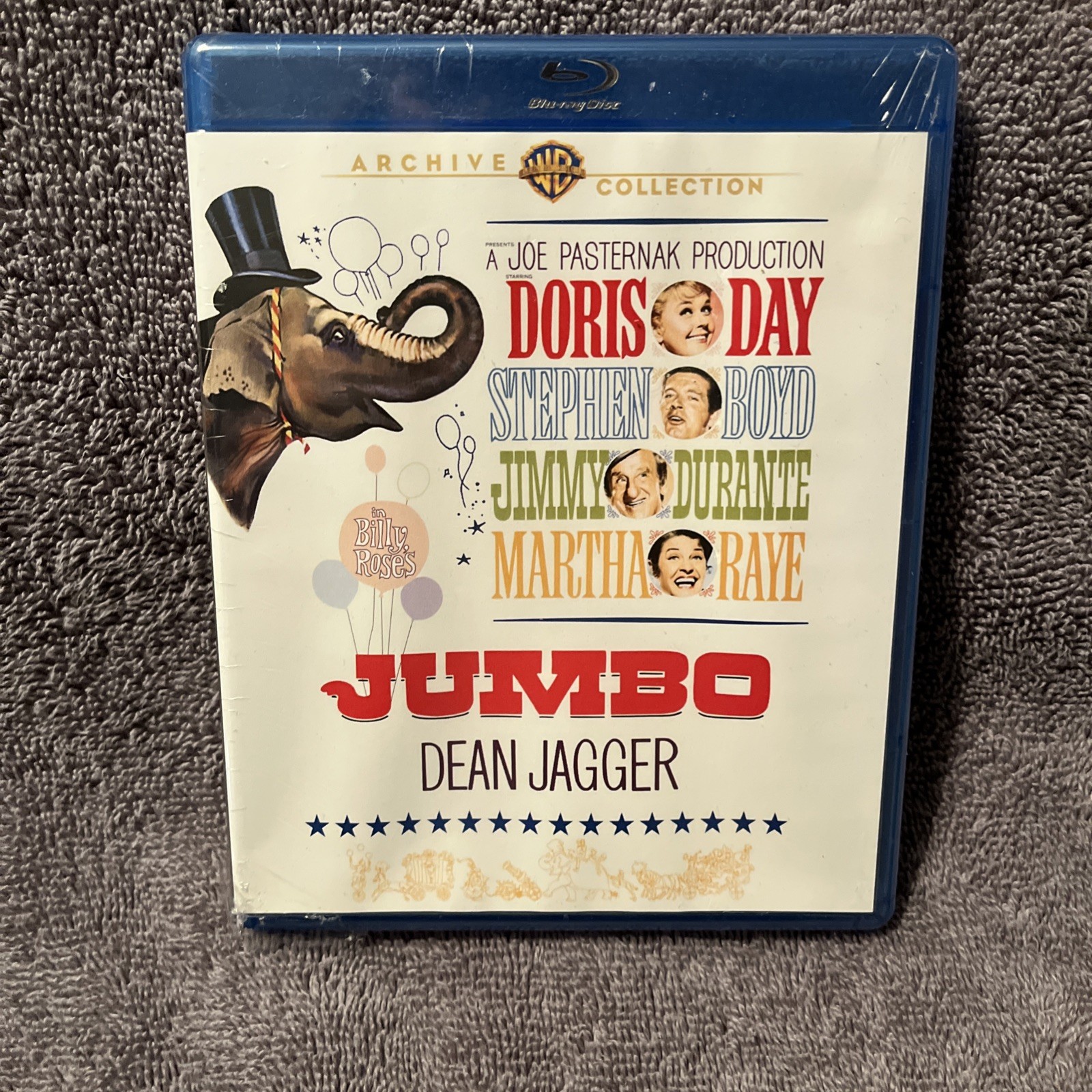 Billy Rose\'s JUMBO (Warner Archive Blu-ray, 1962) Brand New 🔥 🔥 Billy Rose\'s JUMBO (Warner Archive Blu-ray, 1962) Brand New 🔥 🔥