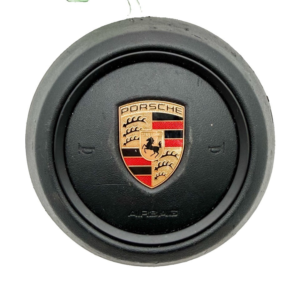 2017-2019 PORSCHE MACAN 95B.1 OEM LH FRONT LEFT STEERING WHEEL AIRBAG SRS BLACK
