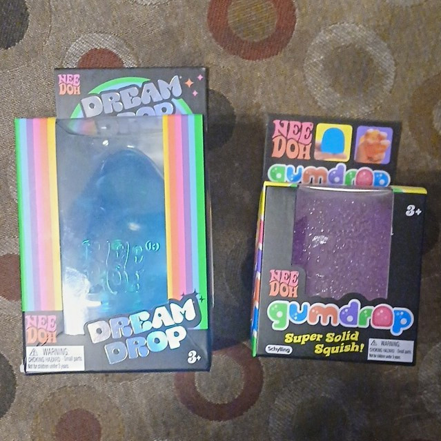 NEW AUTHENTIC💧Schylling NeeDoh Dream Drop - Lot of 2 (Blue, Purple) 💧 NEW AUTHENTIC💧Schylling NeeDoh Dream Drop - Lot of 2 (Blue, Purple) 💧