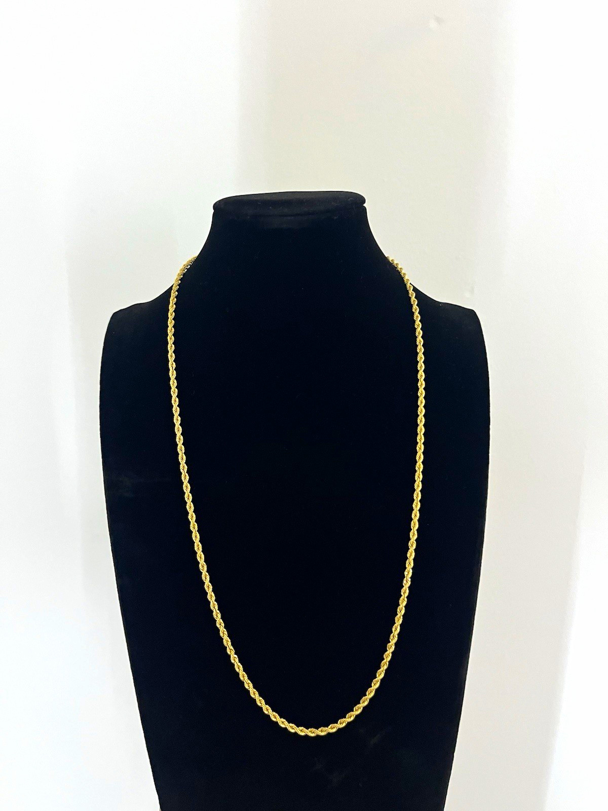 10K Solid Gold Rope Chain – 22” – 6g – Brand New