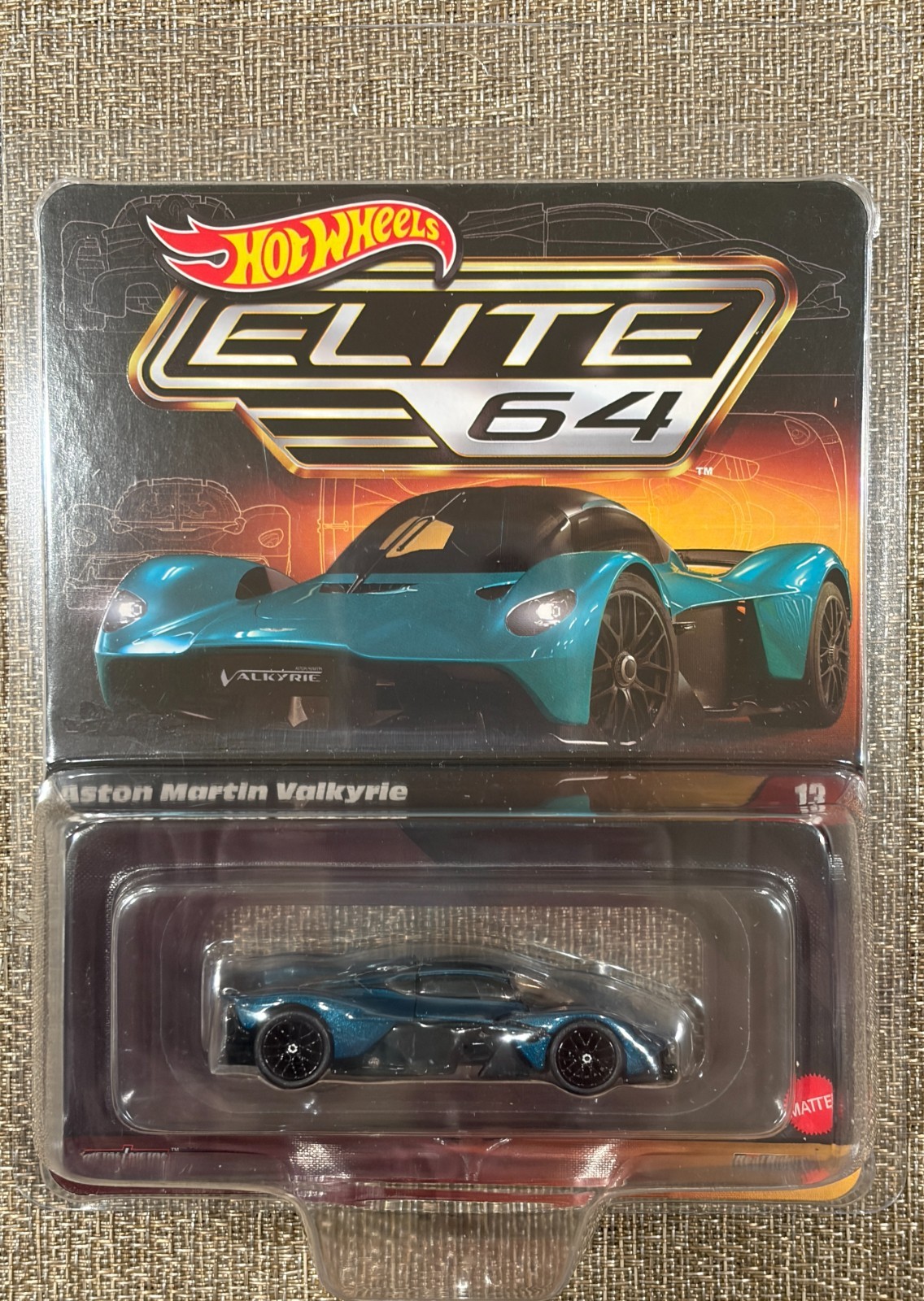 2025 Hot Wheels Elite 64 Aston Martin Valkyrie , Factory sealed , 