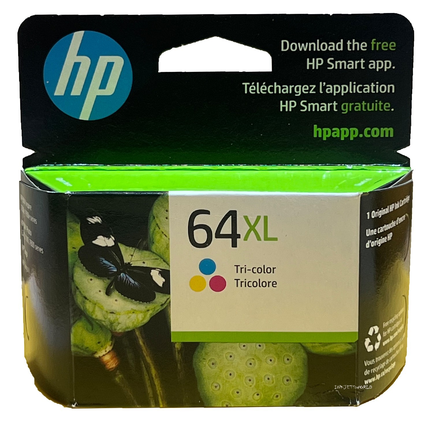 HP 64XL Color Ink Cartridge New Genuine 9-2026