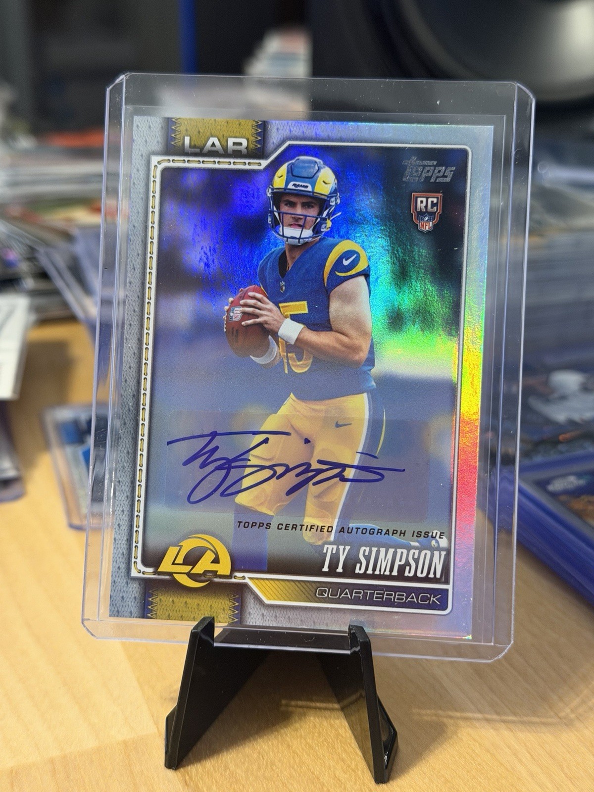 2026 Topps Flagship Football Ty Simpson Rookie Real One Autograph 302 2026 Topps Flagship Football Ty Simpson Rookie Real One Autograph 302