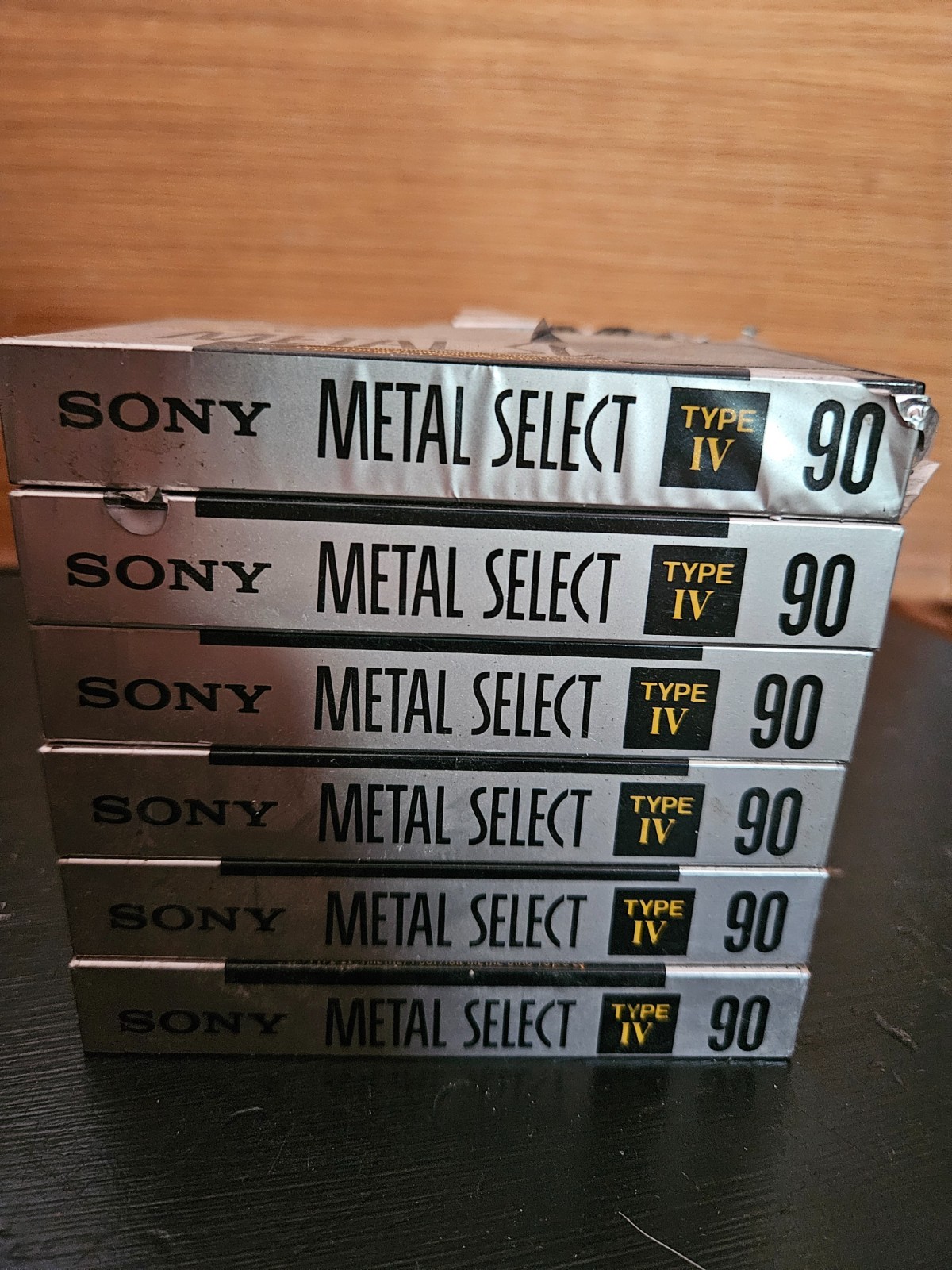SONY  METAL SELECT  90  TYPE IV    BLANK CASSETTE TAPE (1) (SEALED)