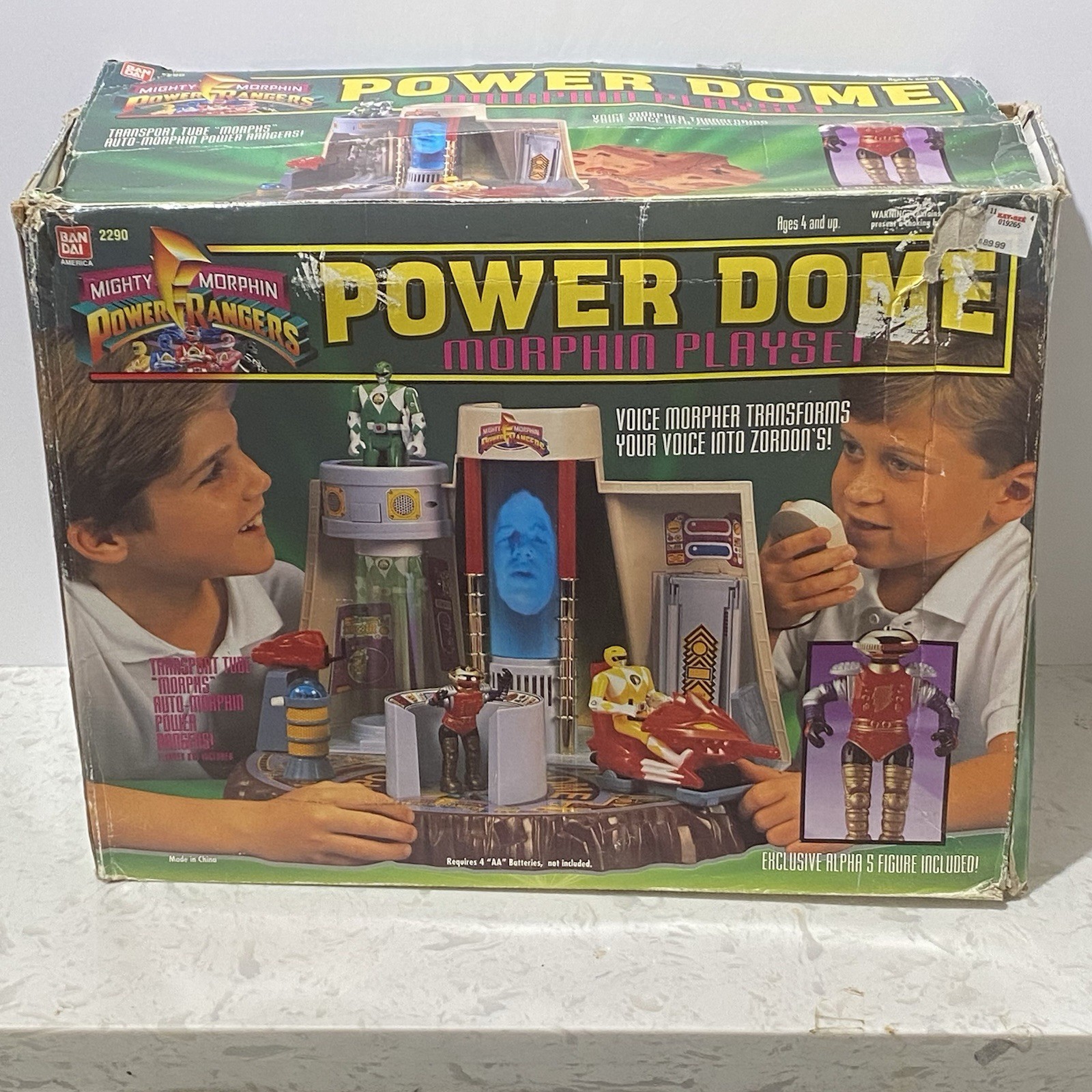 Mighty Morphin Power Rangers Power Dome Morphin Playset Bandai 1994 Read