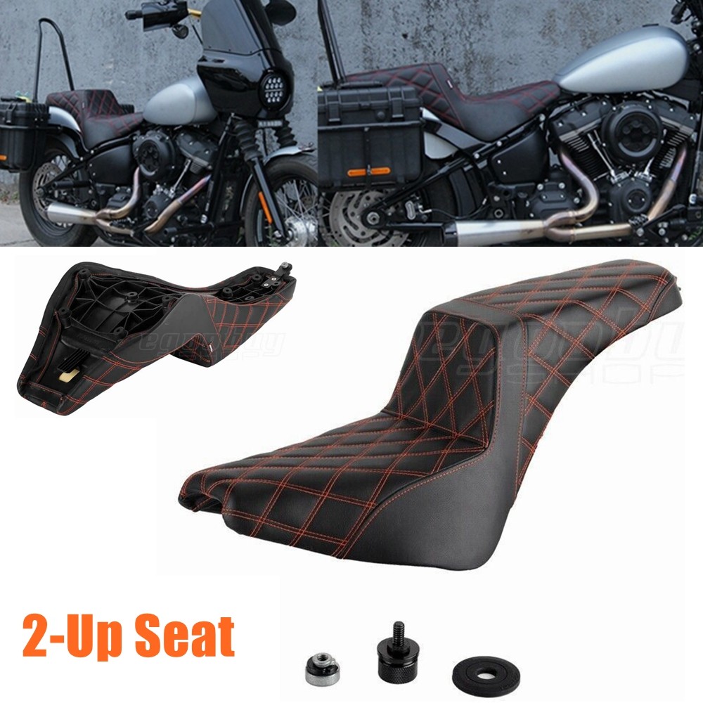 LS Step 2-Up Gel Pad Seat For Harley FXST FLDE FLSL FLHC FXBB/S FLHCS 2018-2025