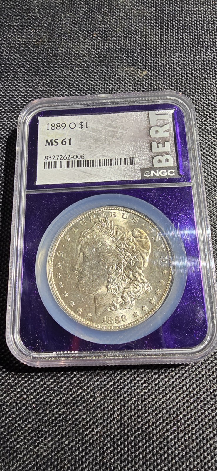 1889-O $1 NGC MS-61 Morgan Silver Dollar BERT 1889-O $1 NGC MS-61 Morgan Silver Dollar BERT