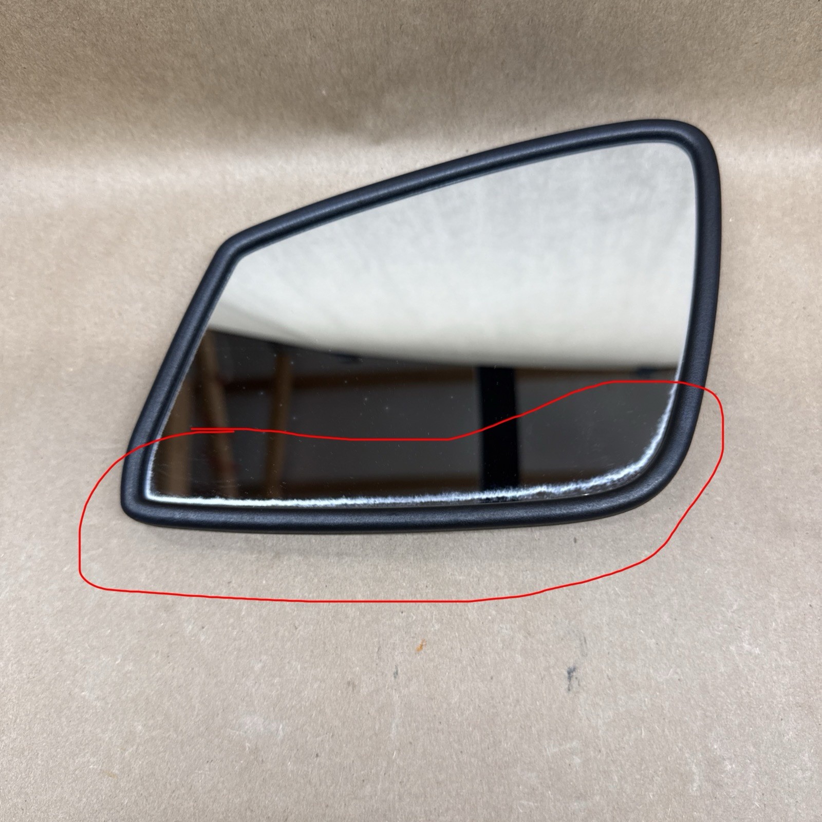 2009-2017 BMW 5 6 7 LH Left Driver Mirror Glass Auto Dim Heated 925-0867 *READ*