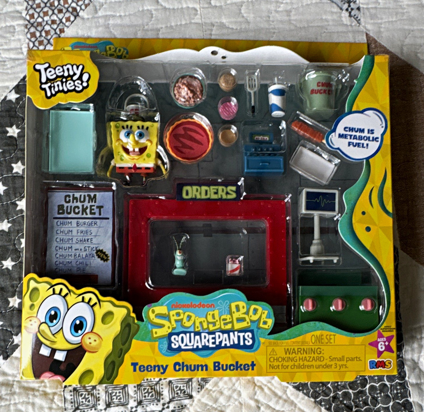 RMS Toy Co. SpongeBob SquarePants Teeny Tinies Chum Bucket Playset 6+