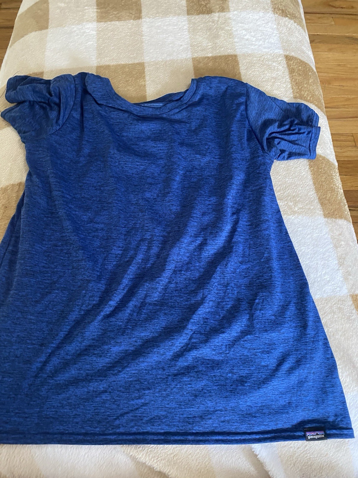 Patagonia Women\'s Cool Daily Short Sleeve T-shirt Blue Medium