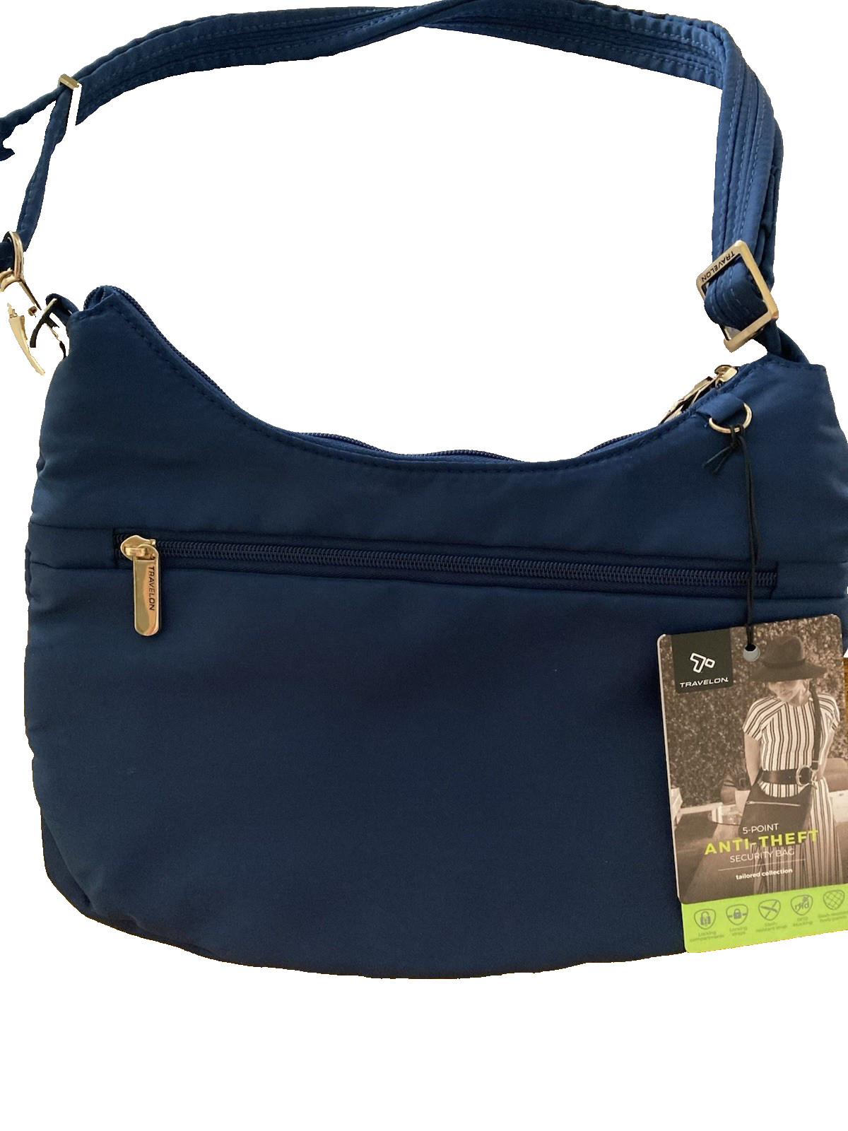 TRAVELON 5 Point Anti Theft Security Bag Tailored NEW