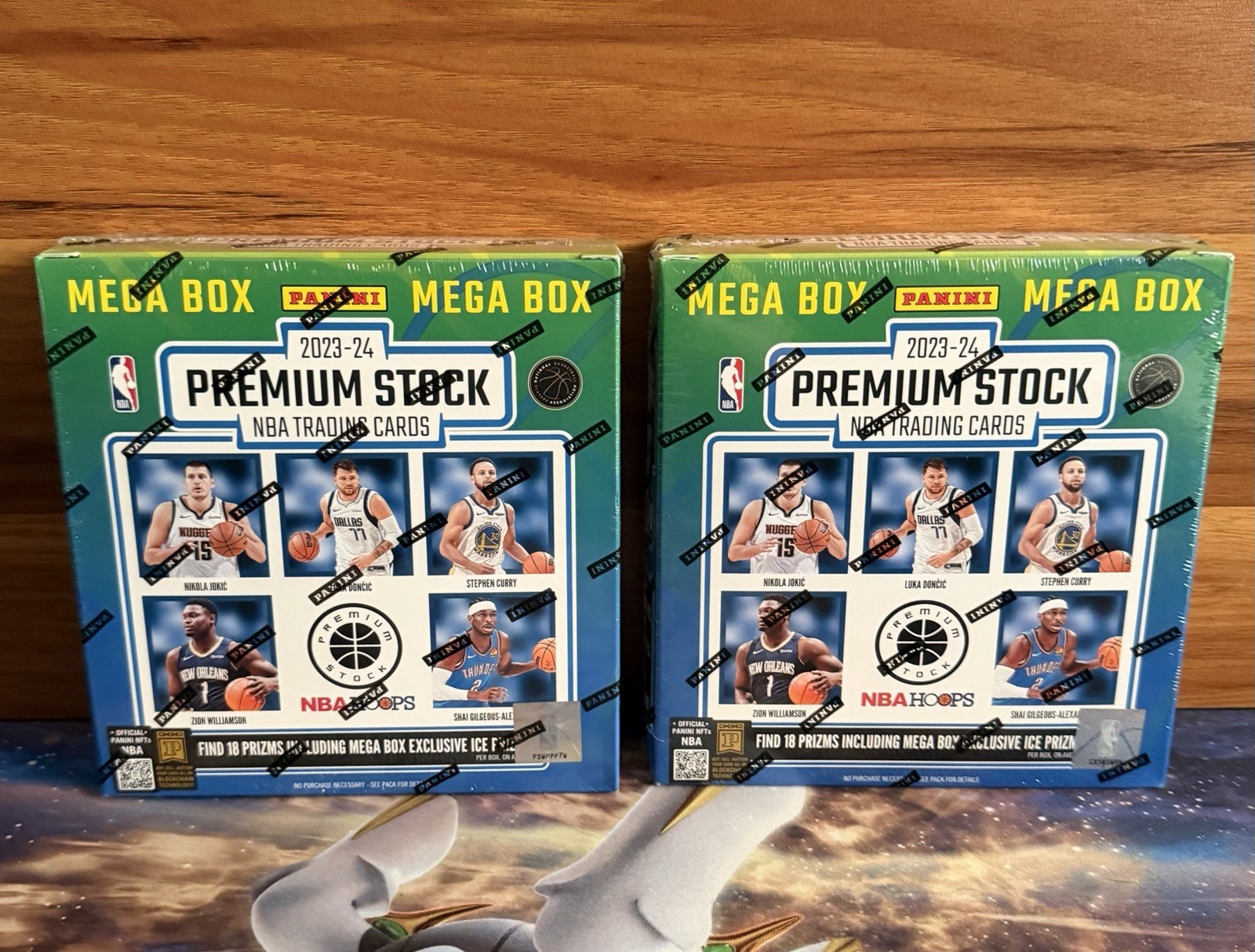 2023-2024 Panini NBA HOOPS Premium Stock Mega Box Lot Of 2 Sealed Wembanyama RC