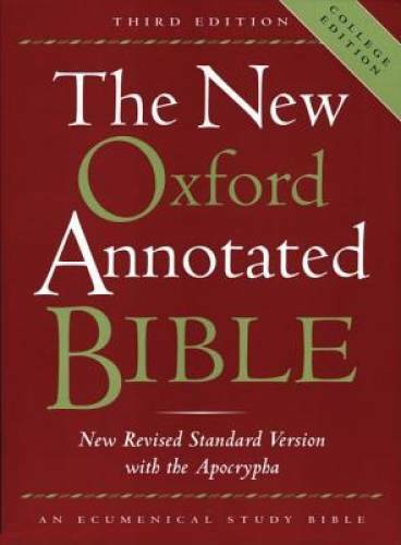 The New Oxford Annotated Bible with the Apocrypha, Third Edition, New Rev - GOOD The New Oxford Annotated Bible with the Apocrypha, Third Edition, New Rev - GOOD