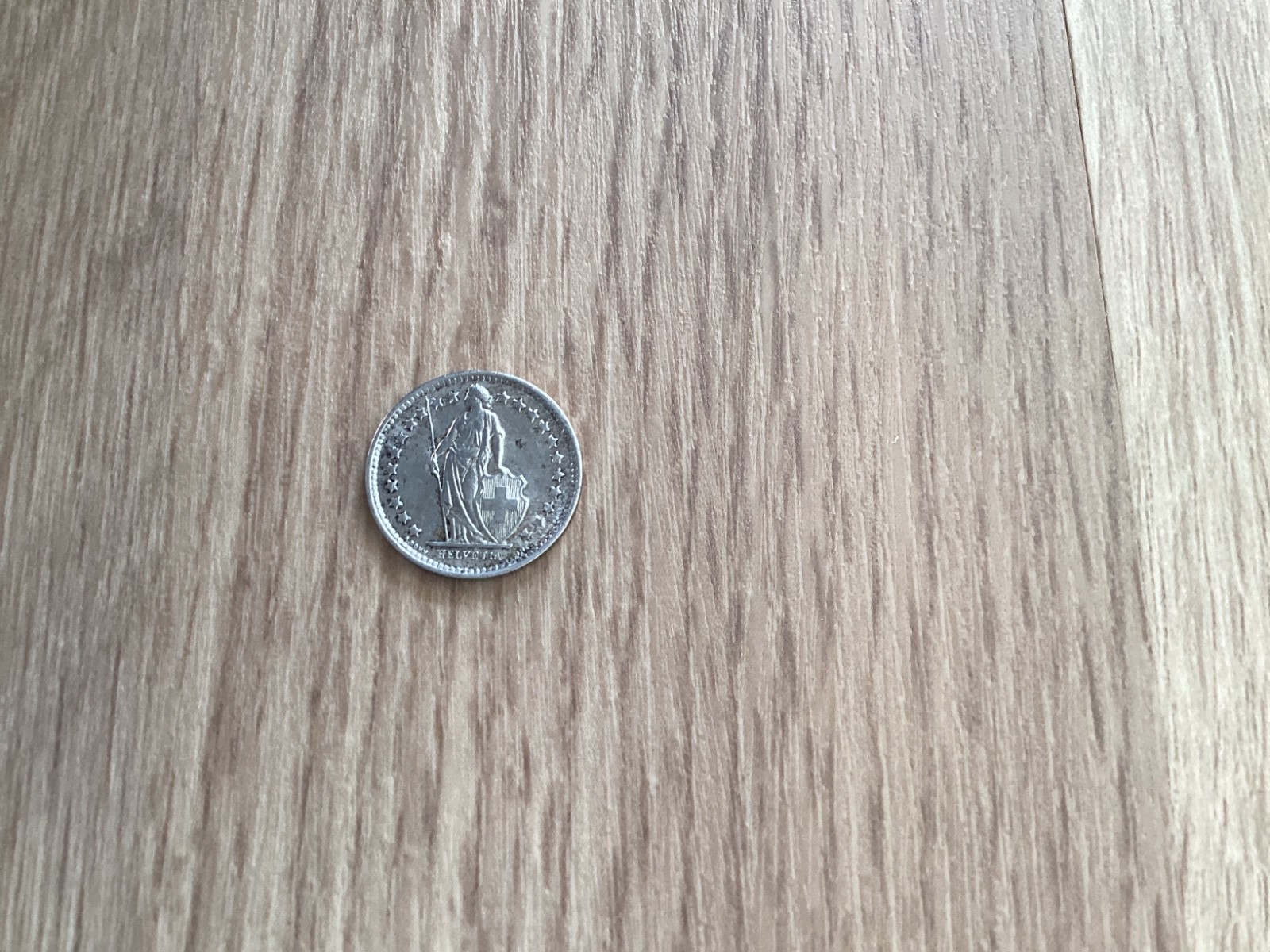 SWISS  ½ Franc Coin 1964 B Switzerland Silver  Helvetia