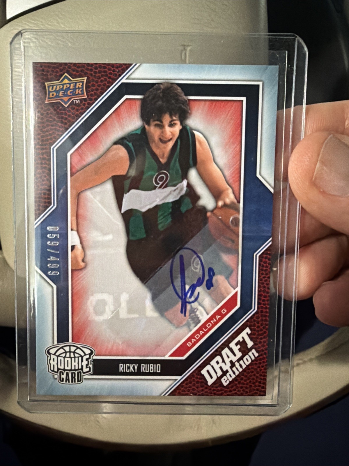 2009-10 UD DRAFT EDITION RICKY RUBIO #11 ROOKIE AUTO /499 TIMBERWOLVES RC🔥📈 2009-10 UD DRAFT EDITION RICKY RUBIO #11 ROOKIE AUTO /499 TIMBERWOLVES RC🔥📈