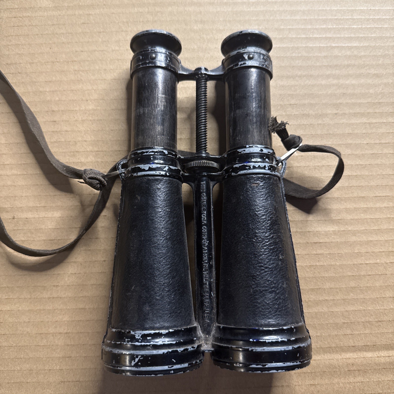 Vintage Binoculars The Conestoga Company Bethlehem Model FG 66 Vintage Binoculars The Conestoga Company Bethlehem Model FG 66
