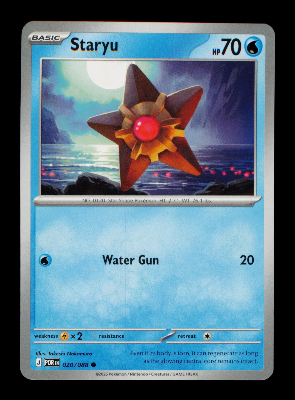 Staryu 020/088 Perfect Order Pokemon TCG