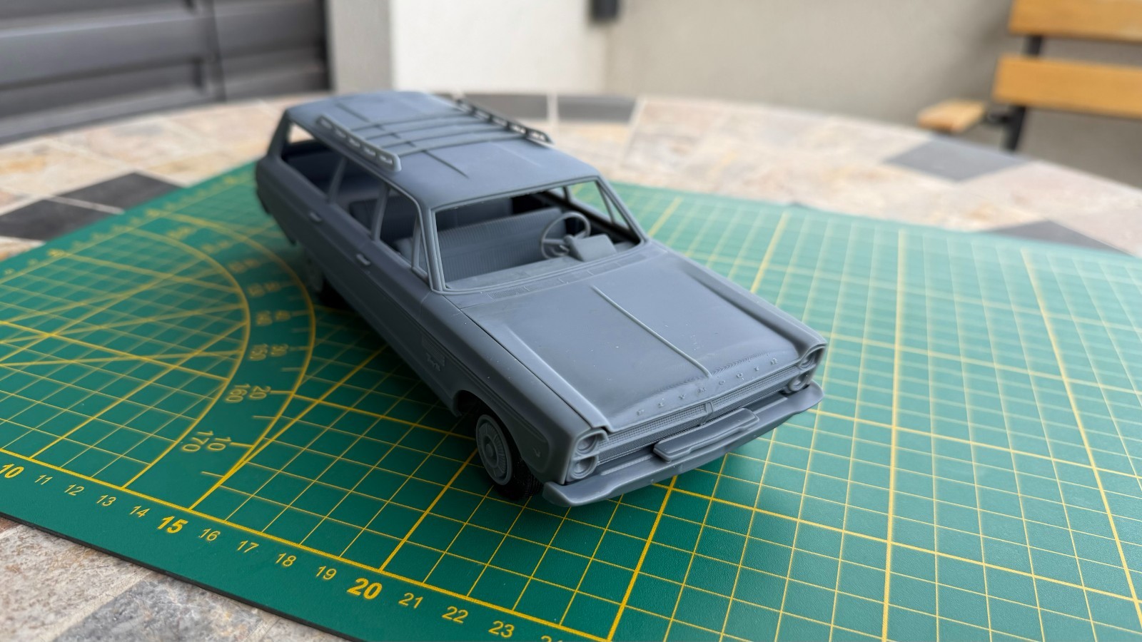 Resin 3D printed kit 1/25 scale  1965 Plymouth Fury III Station Wagon