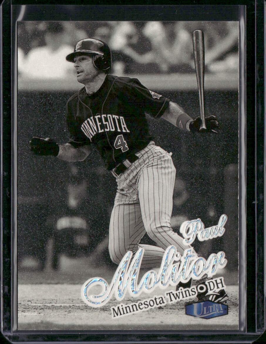 1998 Ultra #78P Paul Molitor Platinum Medallion #/100 1998 Ultra #78P Paul Molitor Platinum Medallion #/100