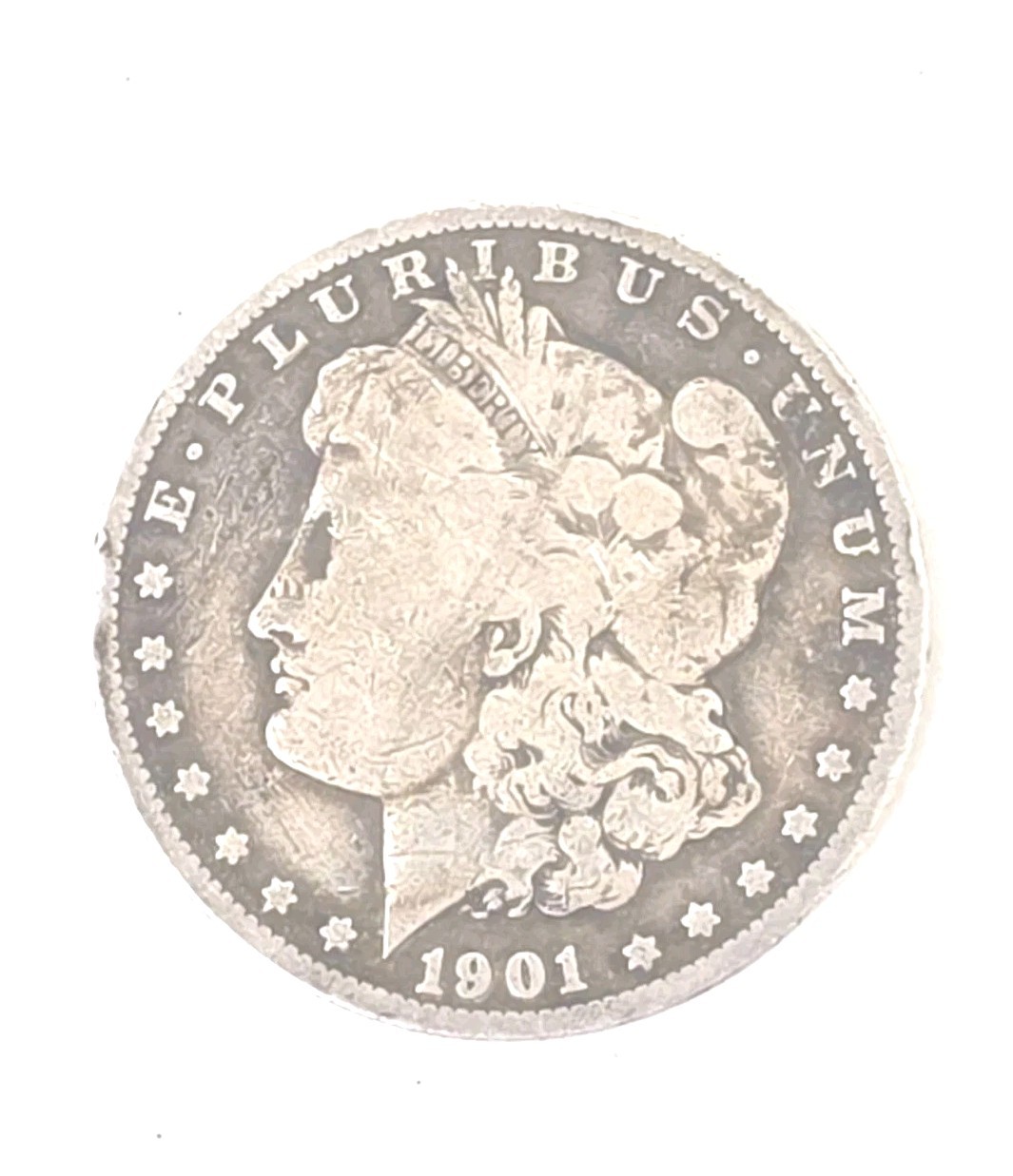 1901-O Morgan Silver Dollar $1 - 90% Silver – Heavily Worn