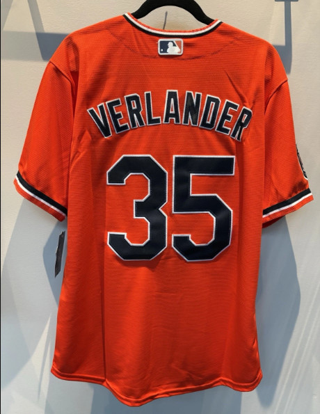 Detroit Tigers #35 Verlander Orange Cool Base Stitched Jersey Size S-2XL NWT