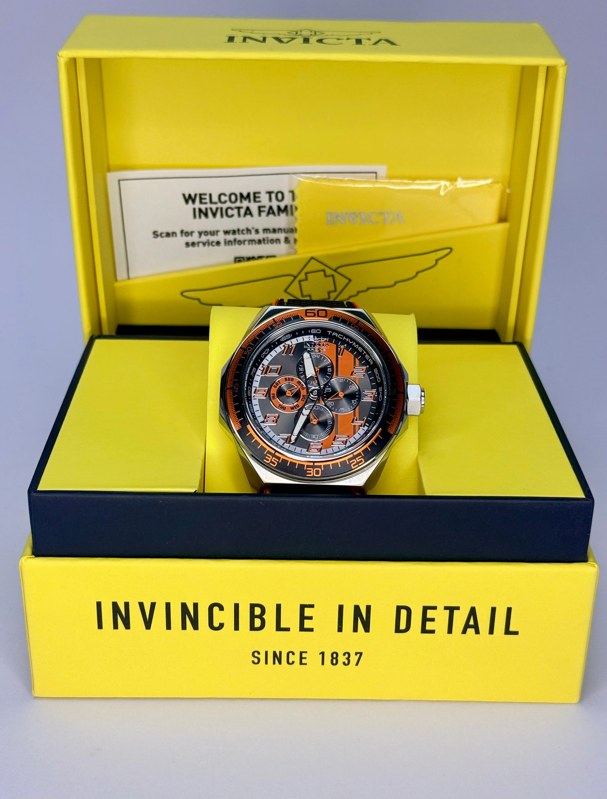 50043 Invicta Racing Stryketach Mens 50mm Chronograph 30M WR