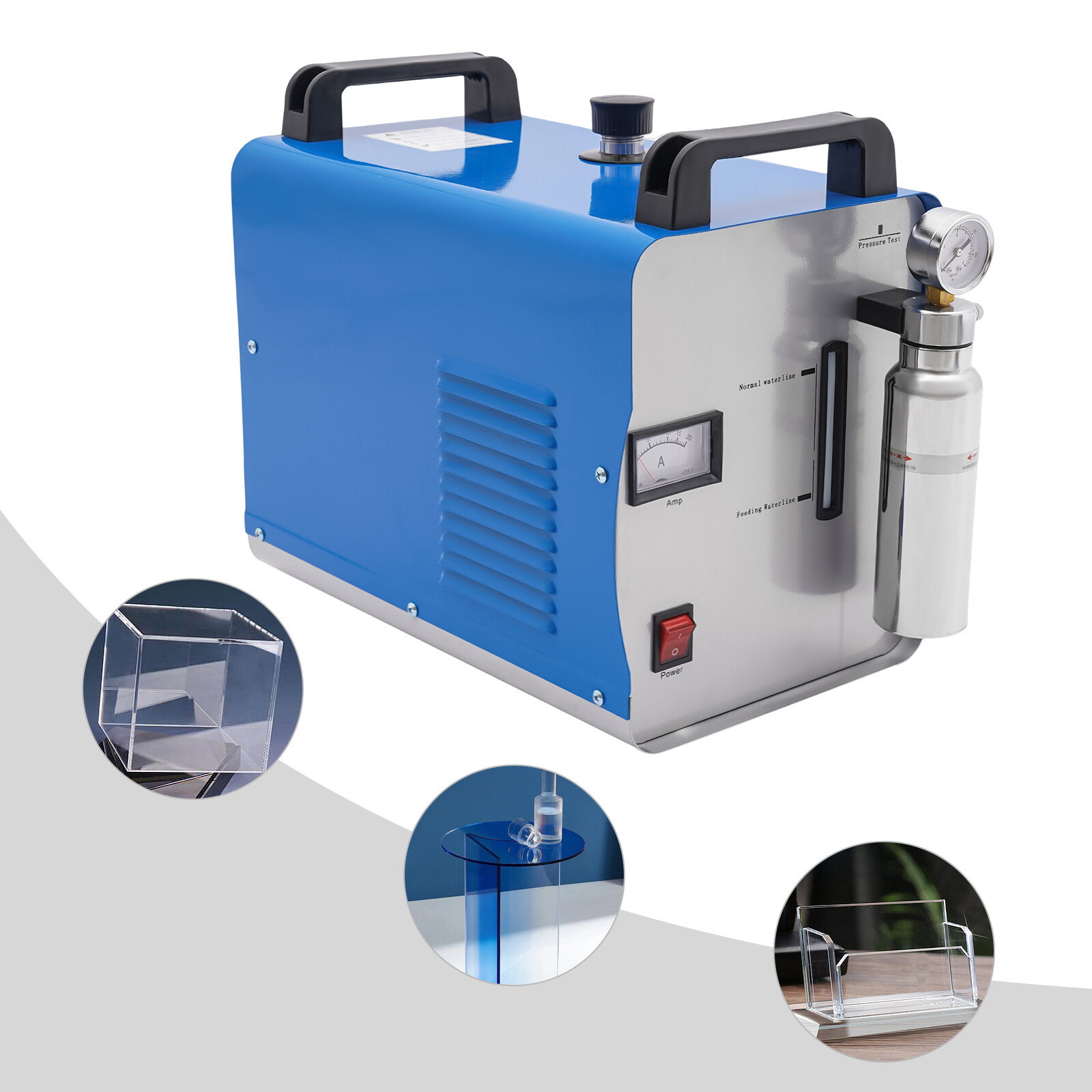 95L 400W Oxygen Hydrogen HHO Gas Flame Generator Torch Acrylic Polisher H180 USA