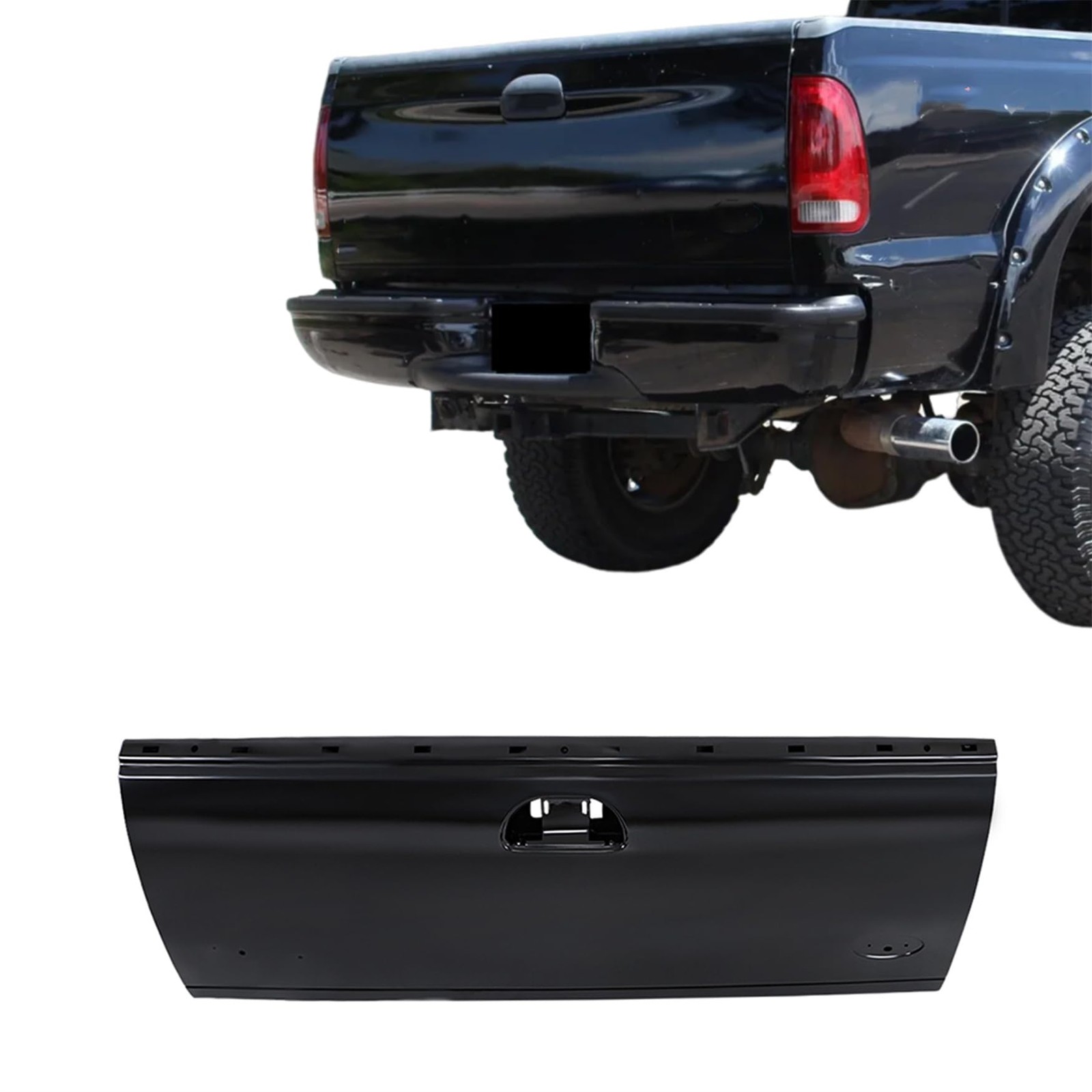 Rear Tailgate Primered Black for F250 F350 F450 F550 1999-2007 FO1900113