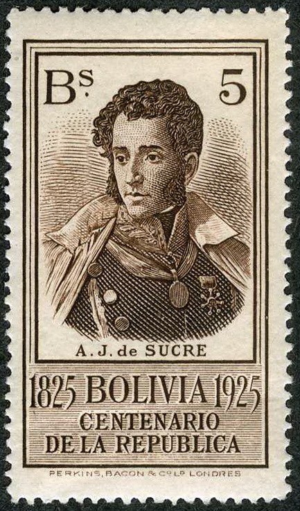 Bolivia 1925 Centenary of Republic Sucre MH (SC# 159)