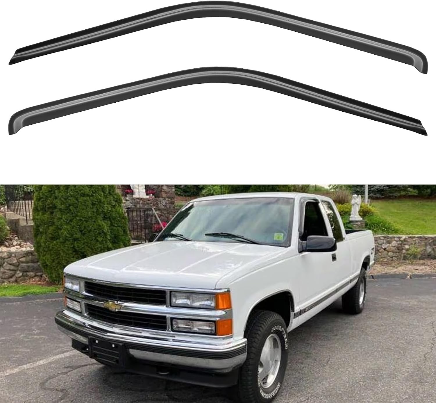 Window Visors Rain Guards for 1988-1999 Chevy/GMC C/K 1500/2500/3500 Standard... Window Visors Rain Guards for 1988-1999 Chevy/GMC C/K 1500/2500/3500 Standard...