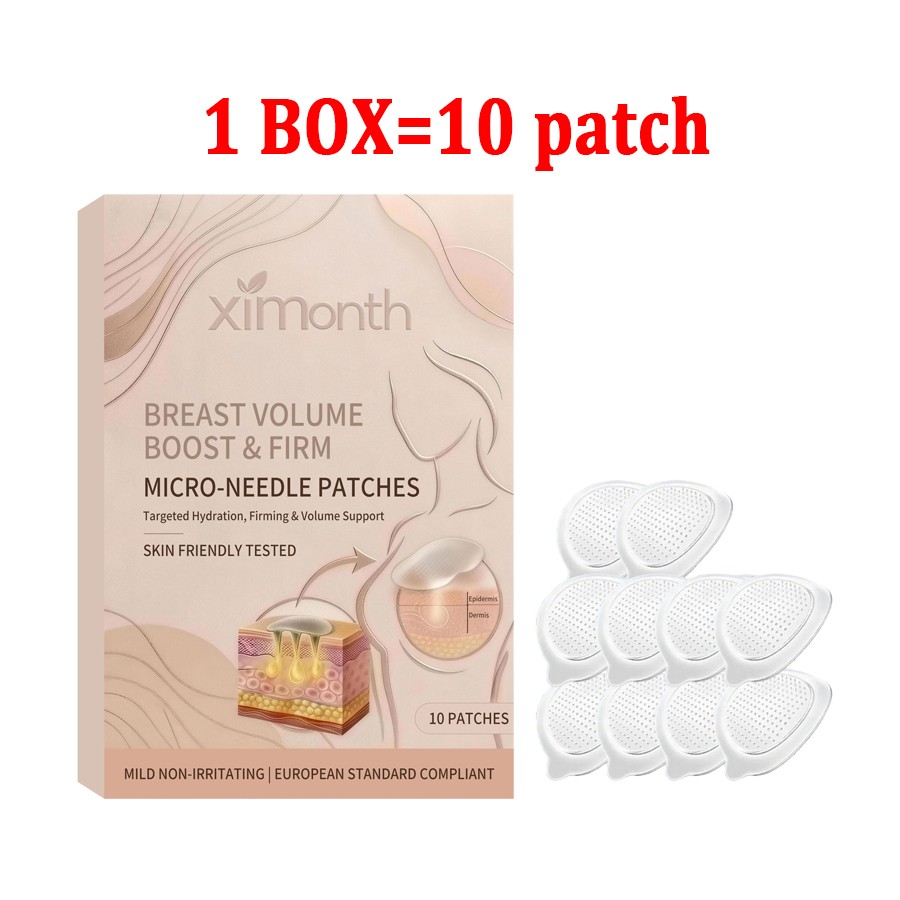 2X Microneedle Breast Enhancement Patch Bust Firming Lifting Chest Care Patches