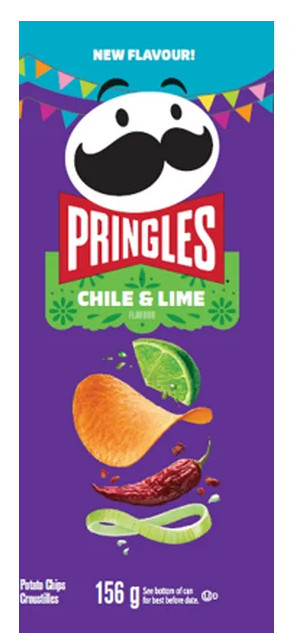 Pringles Chili and Lime Potato Chips 156g Pringles Chili and Lime Potato Chips 156g