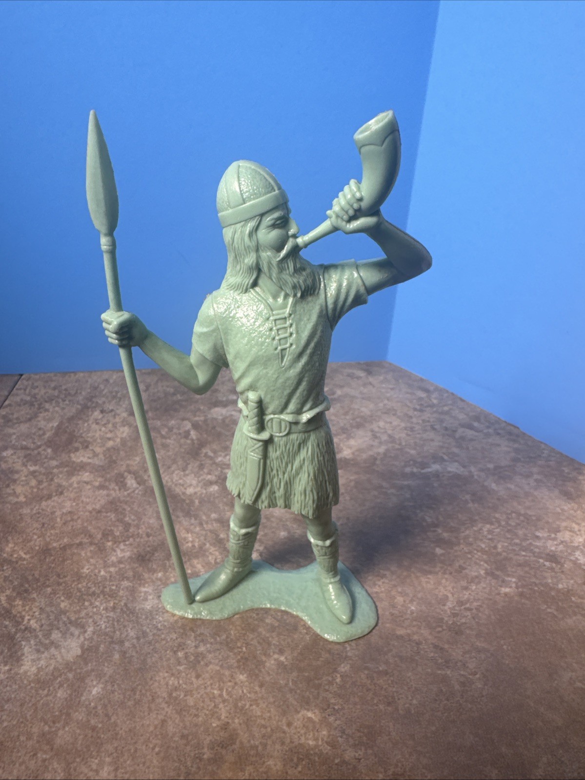 Marx Vintage 1960s 6 Inch Viking Green Marx Vintage 1960s 6 Inch Viking Green