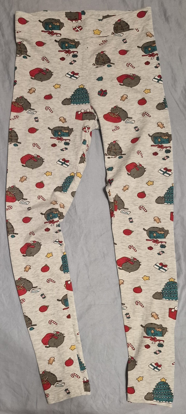 H&M Divided 2016 Pusheen Christmas Leggings Pants Size Small