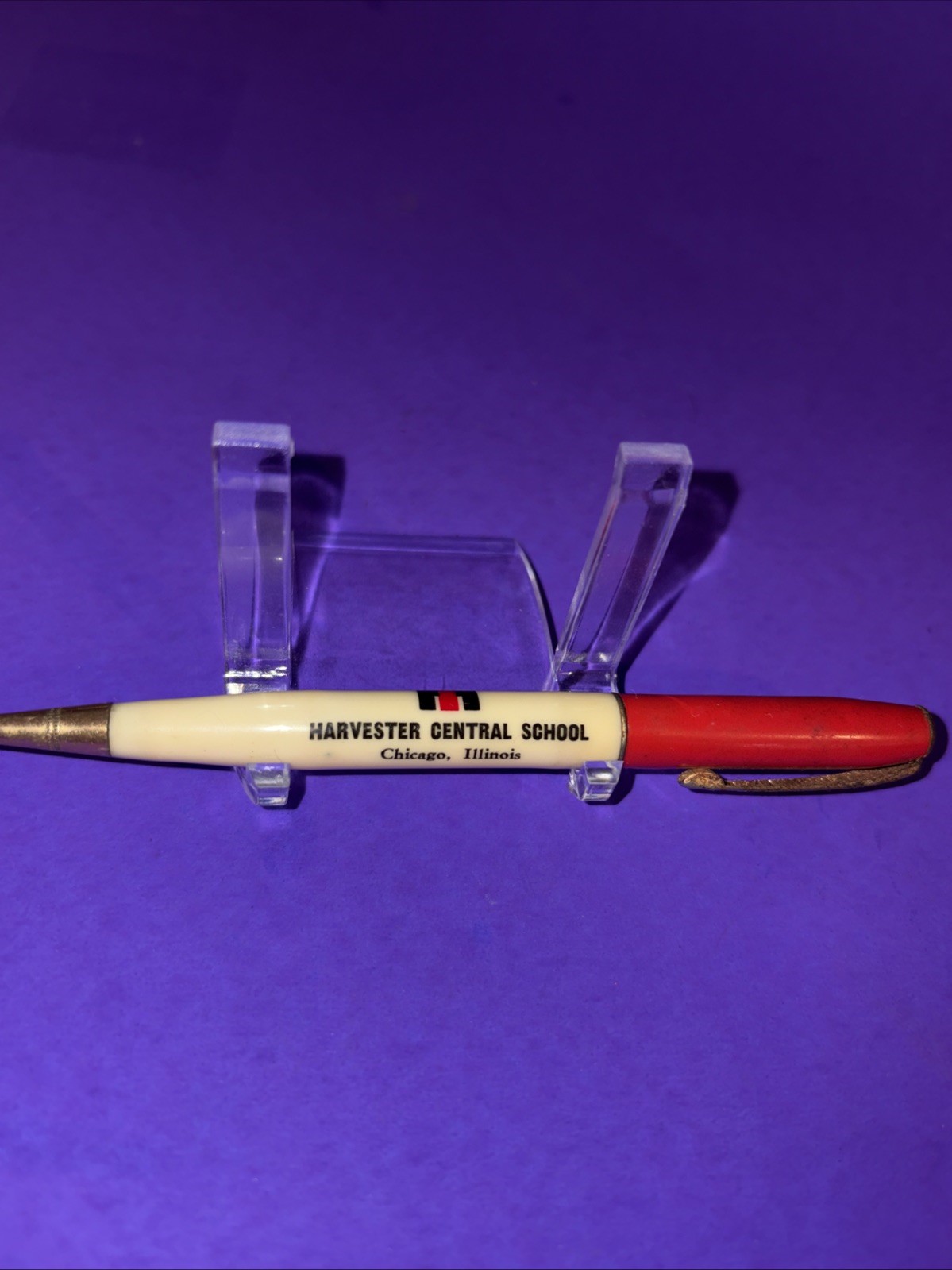 Vtg International Harvester IH Harvester Central School Chicago, IL Mech Pencil Vtg International Harvester IH Harvester Central School Chicago, IL Mech Pencil