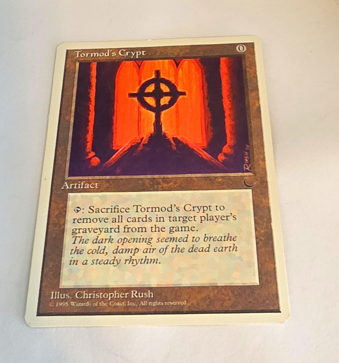 Wizards of the Coast MTG Tormod's Crypt The Dark 1995 Regular Artifact EN Wizards of the Coast MTG Tormod's Crypt The Dark 1995 Regular Artifact EN