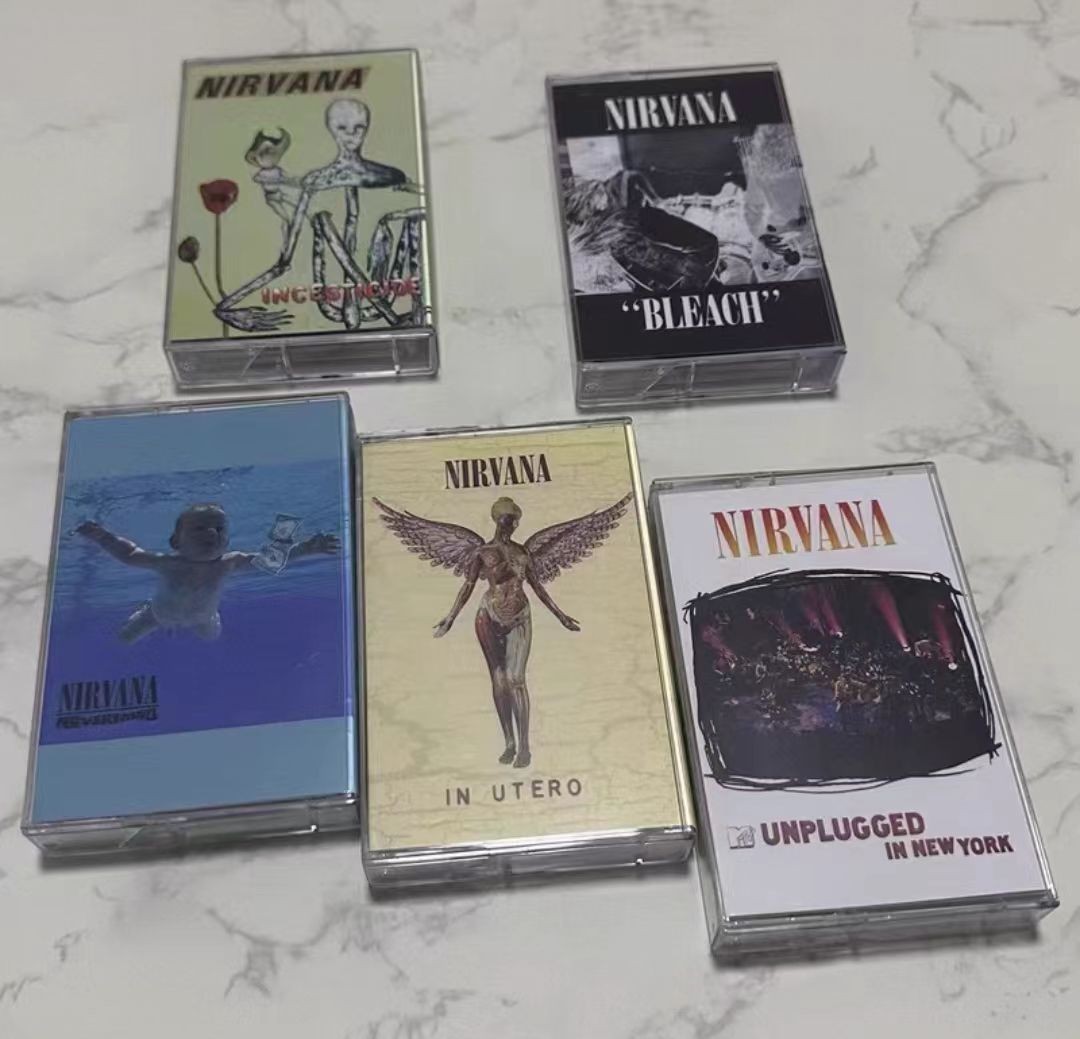 5pcs Nirvana Nevermind Cassette Tape Songs Cassette sealed New