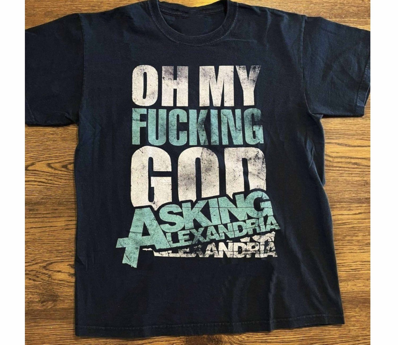 Vintage Asking Alexandria OMG reprint T-Shirt