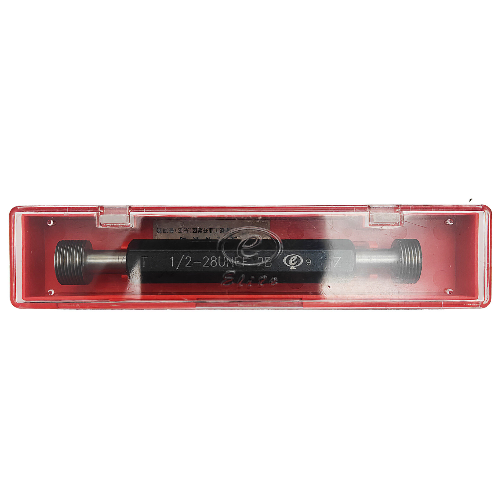 1PCS 1/2 28 UNEF 2B THREAD PLUG GAGE .5 GO NO GO P.D.\'S= .4768 & .4816 TOOLING