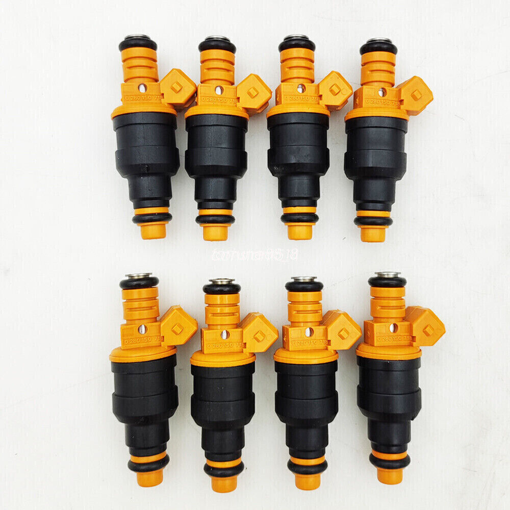8X Original BOSCH OEM Upgrade Fuel Injectors 0280150718 For Ford F150 F250 F350