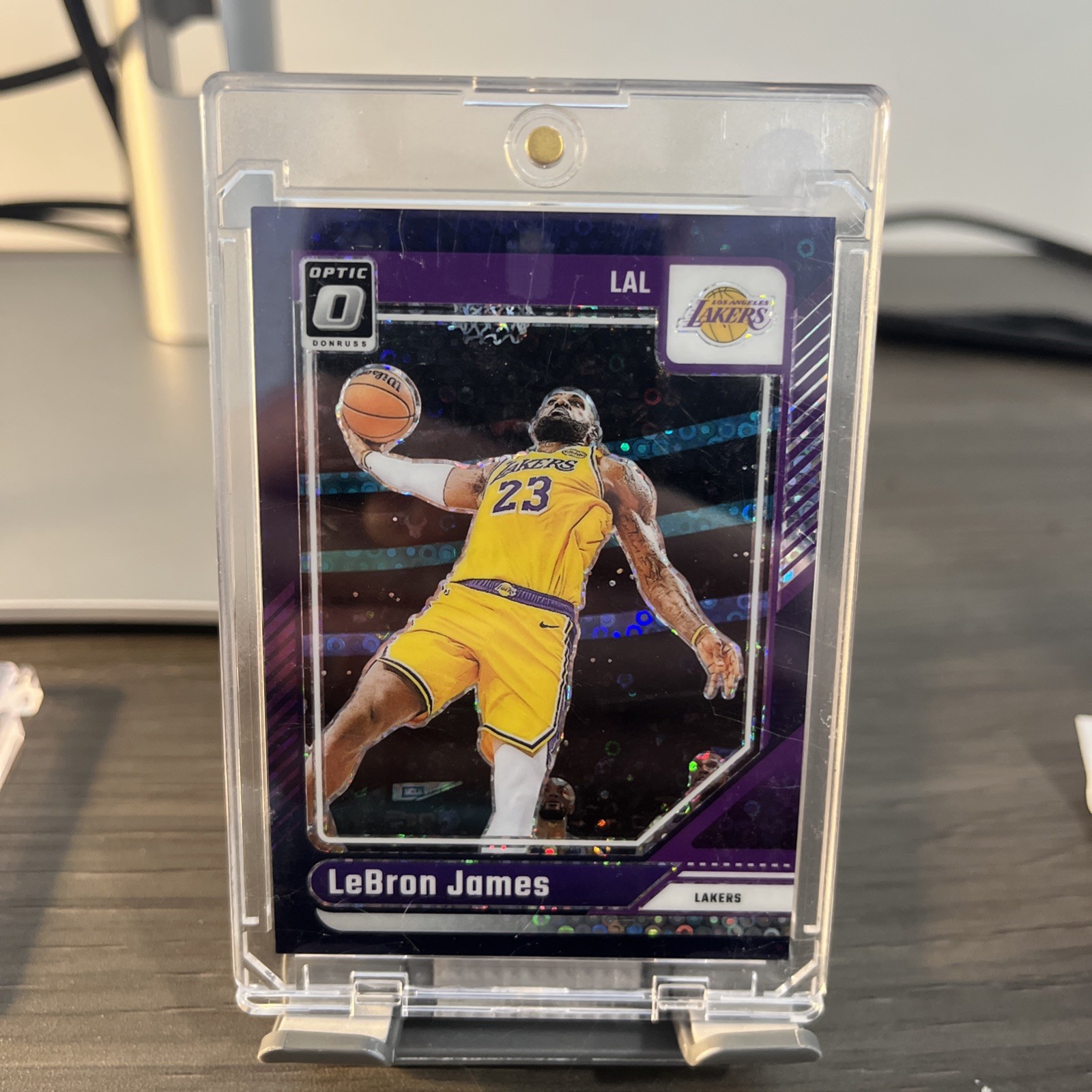 2024 Donruss Optic LeBron James Purple Fast Break # /99 Color Match
