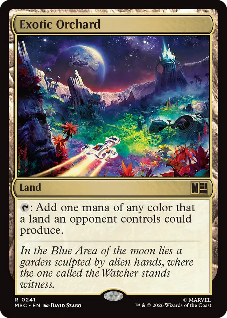 MTG Exotic Orchard [Marvel Super Heroes Commander] Near Mint Magic