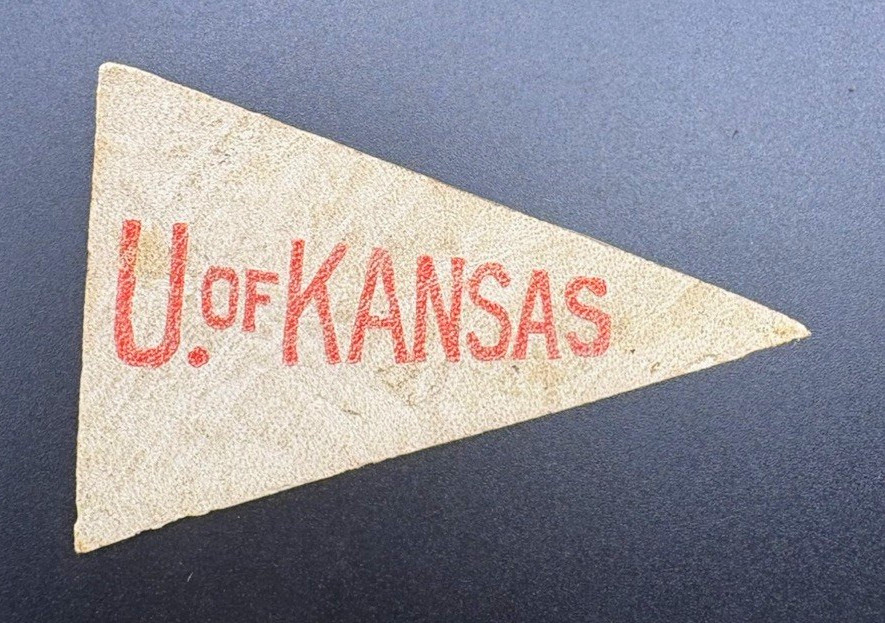 c1910 University of Kansas KU Tobacco Leather Cigarette Premium Antique c1910 University of Kansas KU Tobacco Leather Cigarette Premium Antique