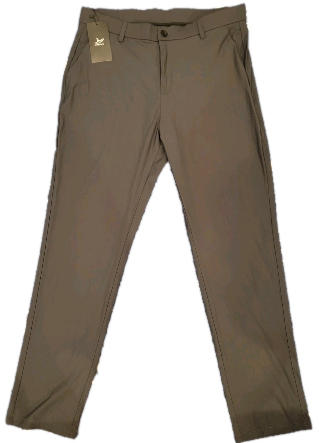Lushenuni S Men\'s Black Stretch Straight Leg Golf/Dress Pants Size 35X31
