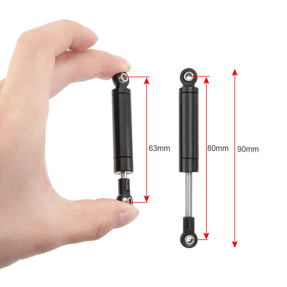 FLYXM 1/2/4Pcs 90/100/110/120mm Internal Springs Shocks Absorber for 1/10 RC Car