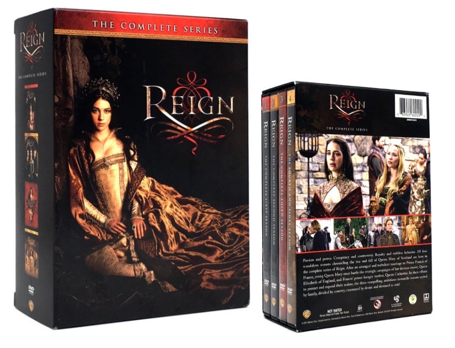 Reign :The  Complete TV Series Season 1-4 (DVD 17-Disc Box Set NEW)US*Region 1&*
