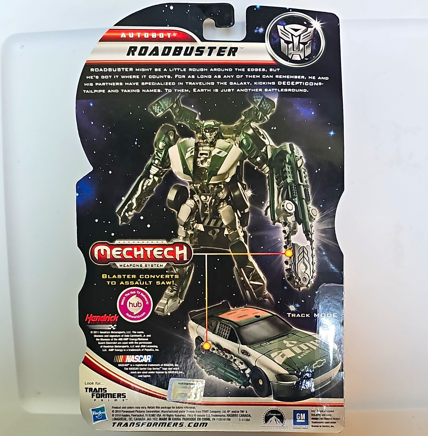 Hasbro Transformers Dark of the Moon MechTech Roadbuster Autobot Figure Hasbro Transformers Dark of the Moon MechTech Roadbuster Autobot Figure