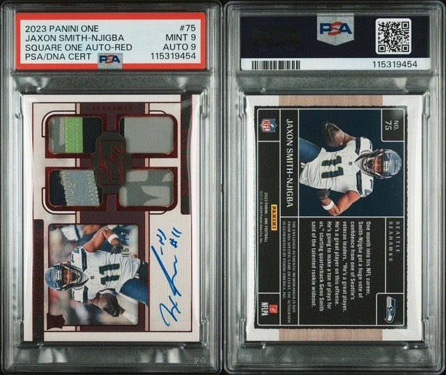 Football Pack - JSN Panini One Rookie Patch Auto /49 PSA 9 - 125 Pack Series
