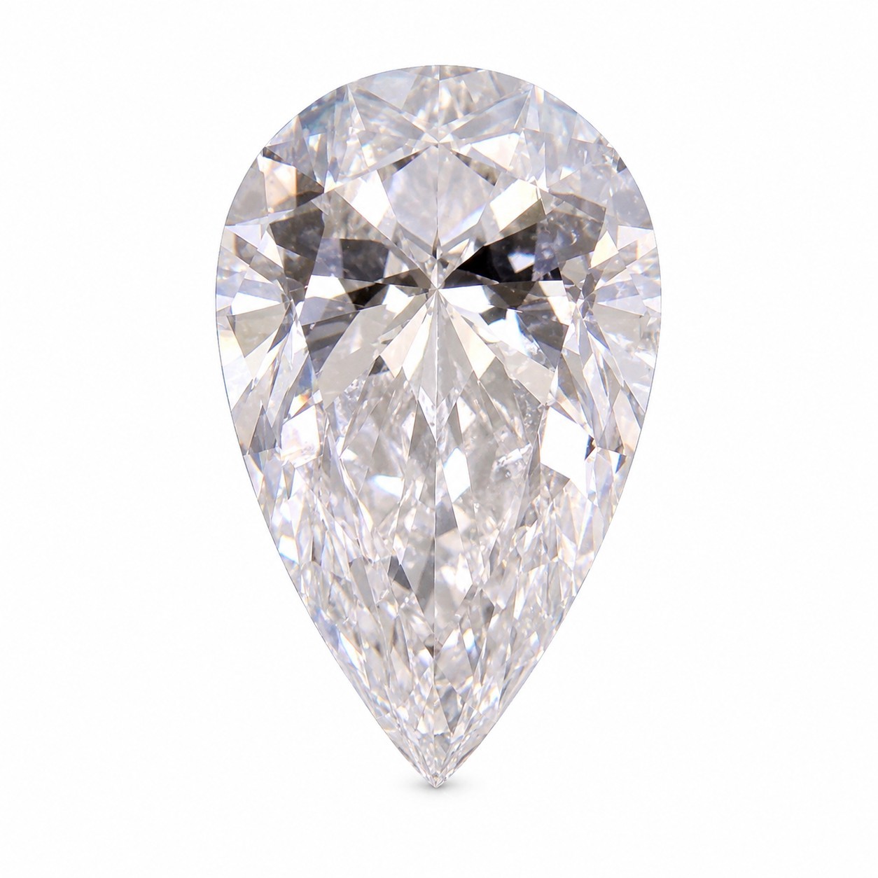1.51 CT Pear Lab Grown Diamond D Color VS1 IGI Certified Excellent CVD