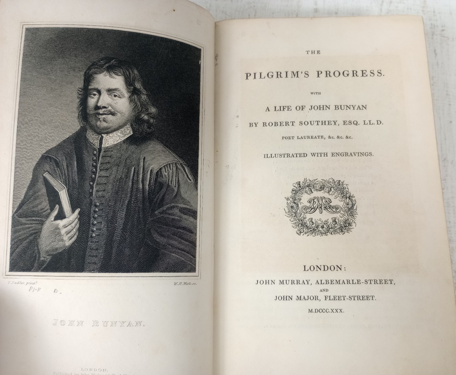 The Pilgrim\'s Progress (Hardcover 1830 Print) John Murray
